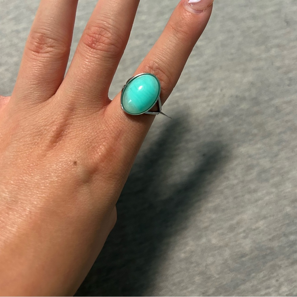 Blue/Green Stone Ring
